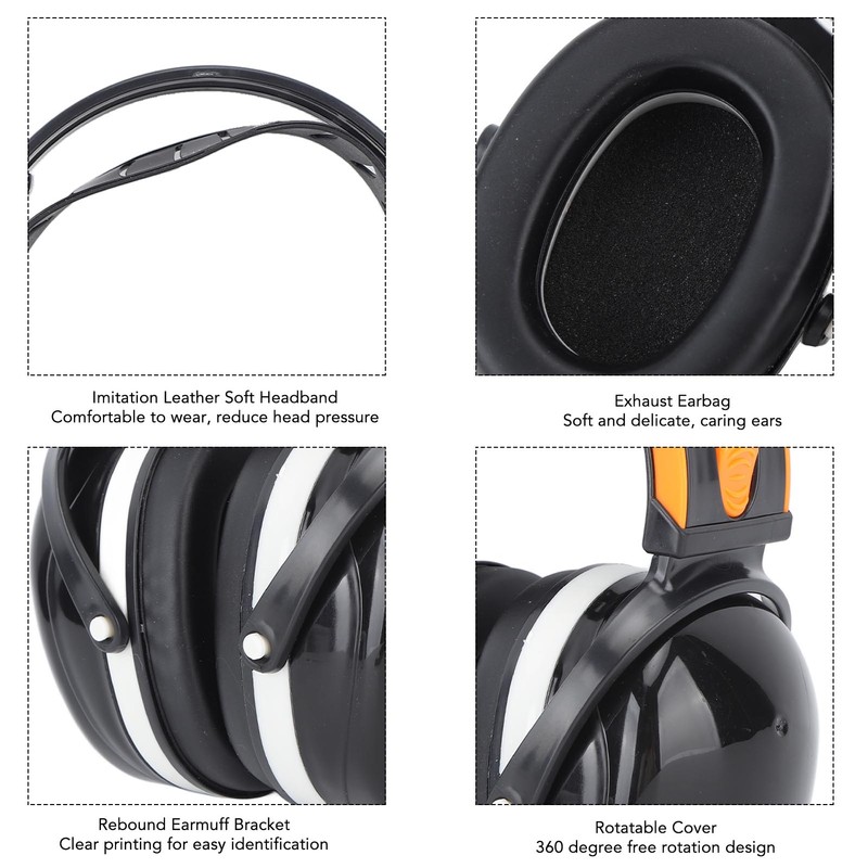 30DB Noise Reduction Earmuffs Hearing Protection Soundproof Headphone for Shooting