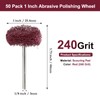 Aracombie 50 Pack 1 Inch Abrasive Polishing Wheel, Small Buffing