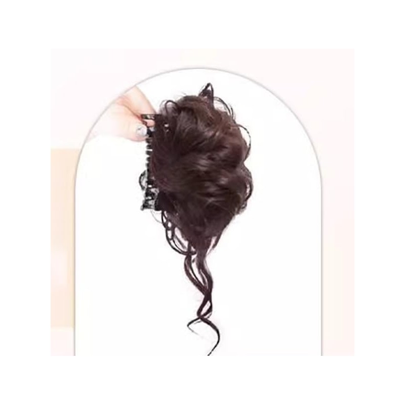 HairPieces for Women Detachable Claw Clip Synthetic Hairpieces for Tendrils
