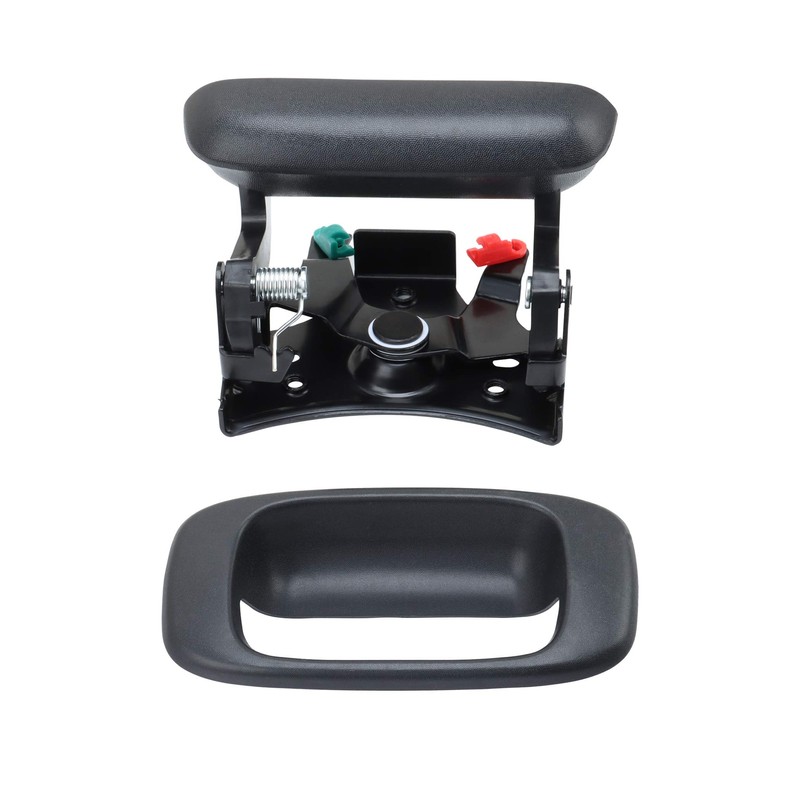 Tailgate Handle Latch and Bezel Trim with 2 Pairs Rod