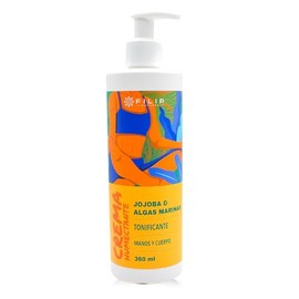Crema Humectante de Jojoba y Algas Marinas | Nutrición Profunda, Suaviza y Mejora la Elasticidad de la Piel | Prevención de Estrías | Uso Diario | 360 ml