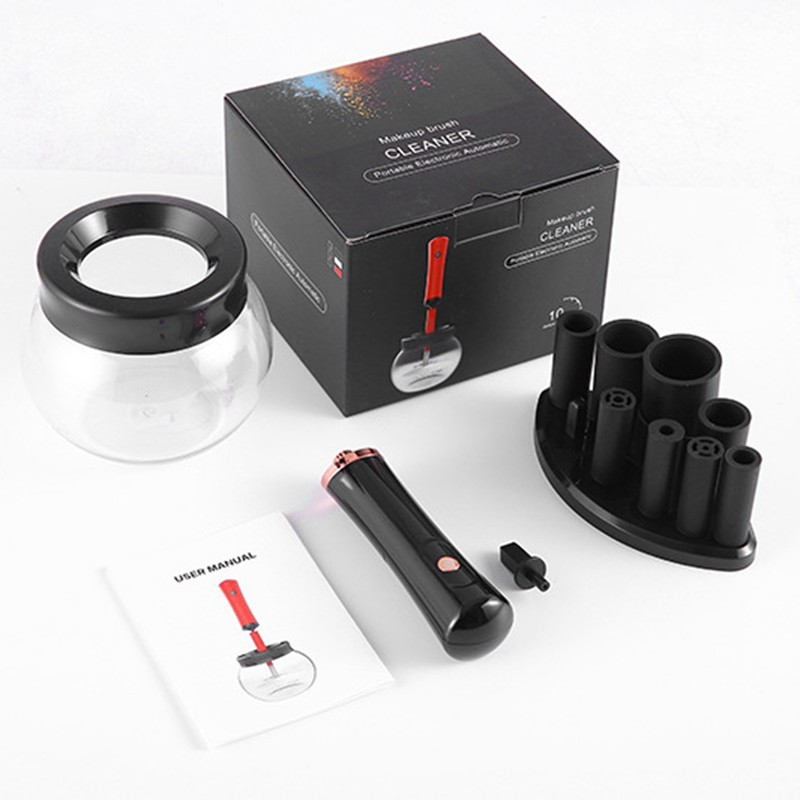 Electric Makeup Brush Cleaner Rotary Automatic Waterproof Quick Dry Low