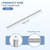 sourcing map 2Pcs M6-1.0x180mm Fully Threaded Rods, Threaded Rods Bar