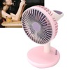 Desk Fan 3 Speed USB Charging Simple 1200mAh Quiet Portable