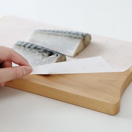 &NE NSE-183 Disposable Cutting Board Sheets, 50 Pieces, Made in Japan, 1.2 inches (3 cm) Square Scale, Cutting Board Sheet, Time-saving, Reduces Washing, Dirt, Odor Prevention, Antibacterial,