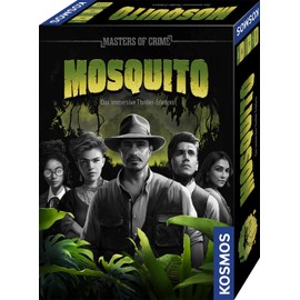 KOSMOS 684433 Masters of Crime Mosquito, Immersive Thriller Experience, Crime Game for 1-6 Players from 14 Years, Escape Game for Adults, Puzzle Game Detective