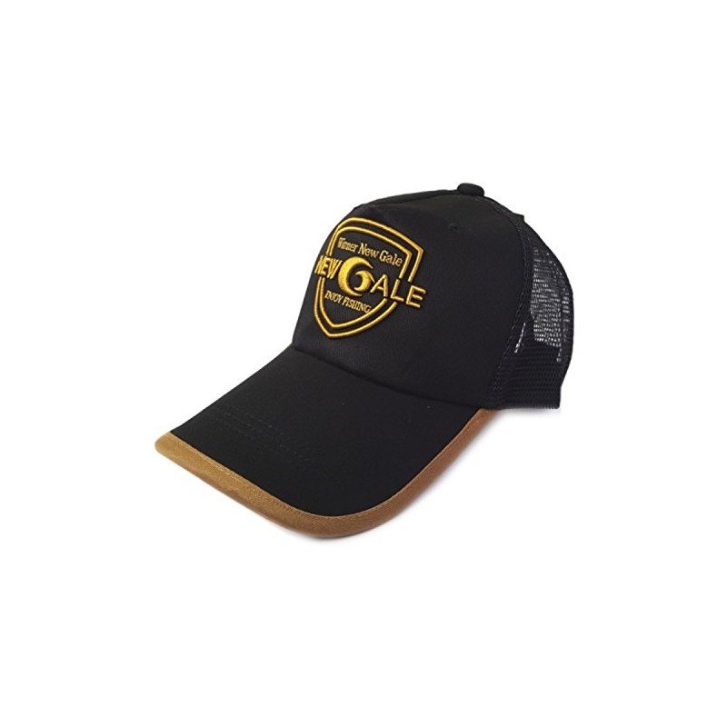 RISEWAY Fishing Mesh Cap, Black