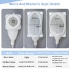 Urine Bags for Old Men, External Urinary Catheter, 2000ml &