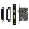 Decoranddecor Bathroom Mortice Lock - 2.5inch / 64mm - Matt