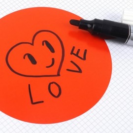 Plain Round Sticker Labels for DIY, Daycare Name Tags (2-pack) 10cm Light Pink 5ea