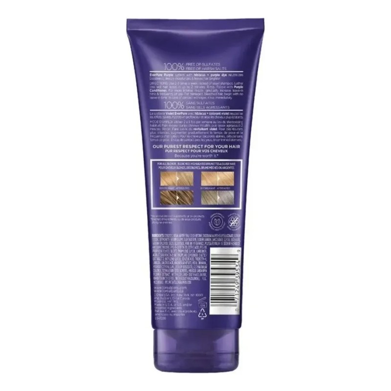 Ever Pure Shampoo Violeta Neutralizador Loreal Matizante