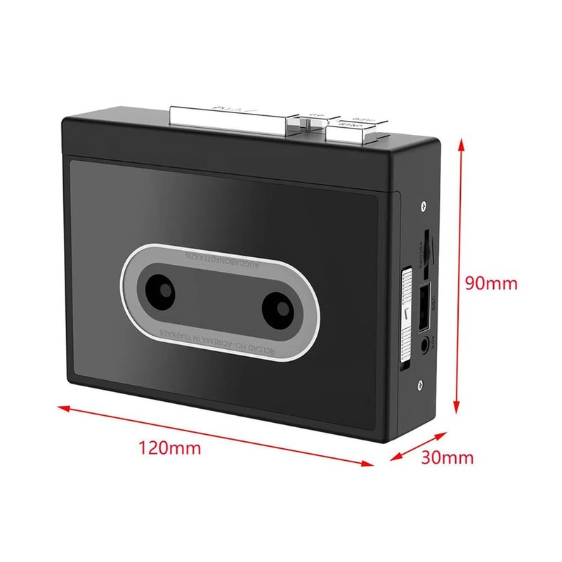 Aswalling Cassette Player Full Stereo Sound U Disk DC 5V