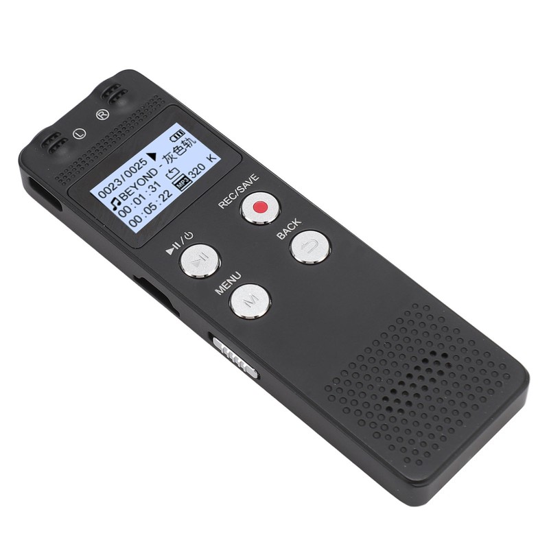 Digital Voice Recorder Multifunction Clear Sound One Click Recording MP3