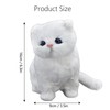 Simulation Cat Soft Plush Toy Ornament for Children Birthday Festival