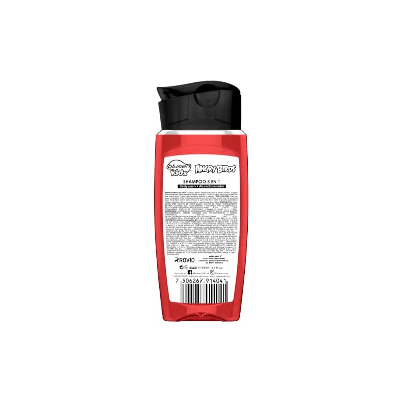 BLUMEN KIDS SHAMPOO 3EN1 ANGRY BIRDS 500ML