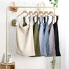 Linen Hanging Laundry Bag, 100% Linen Over The Door Laundry