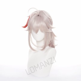 Haragami Genshin Cosplay, Manyo Kiryu, Manyo Kaedehara, Wig, Kazuha, Heat Resistant Wig, Wig, For Disguise, Wig, Costume Accessory, Cosplay Wig