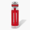 RB Leipzig Water Bottle - Arrow - Transparent/Red 0.6 L