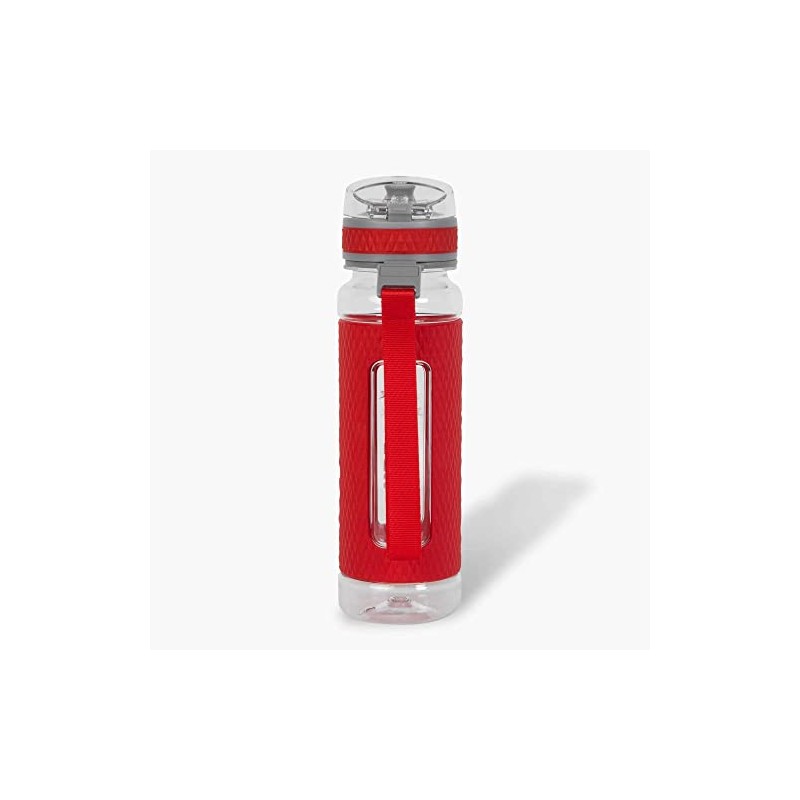 RB Leipzig Water Bottle - Arrow - Transparent/Red 0.6 L