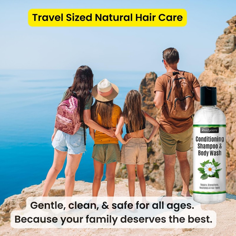ibodycare Conditioning Shampoo & Body Wash, Sulfate-Free Hair & Body