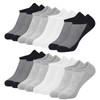 ARERWA No Show Socks Mens, 8 Pairs Non Slip Invisiable