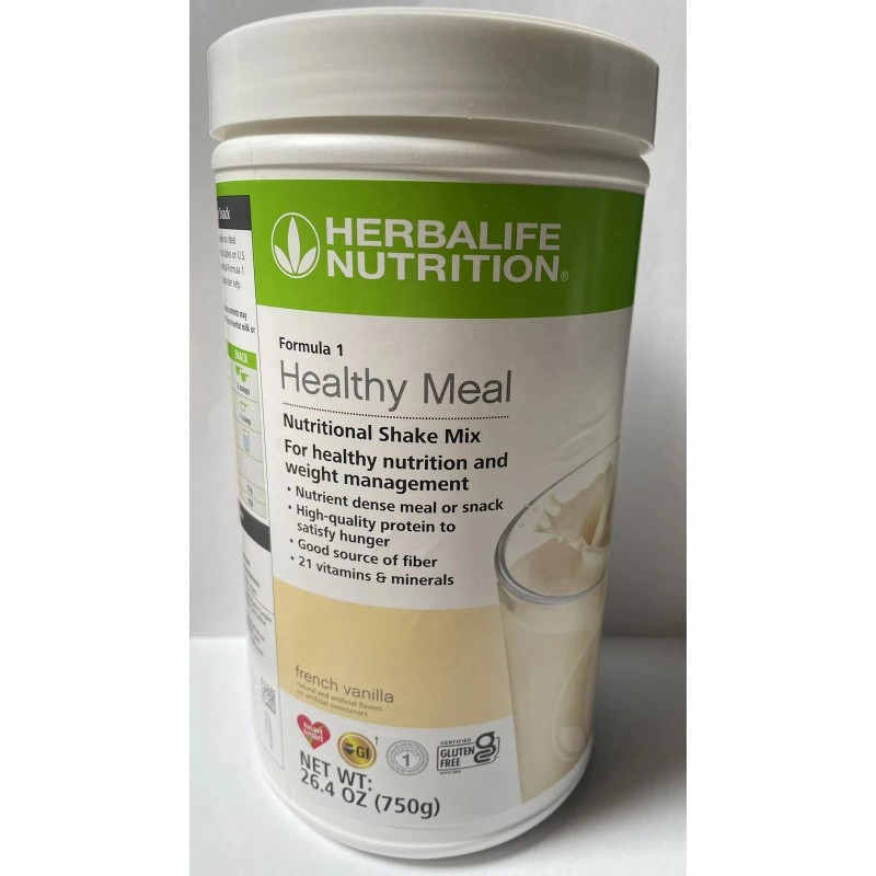 Herbalife HERBAL FORMULA 1 Healthy Meal Nutritional Shake French Vanilla