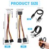 4 Pcs SATA Cables Kit, Comprehensive SATA III Data Power