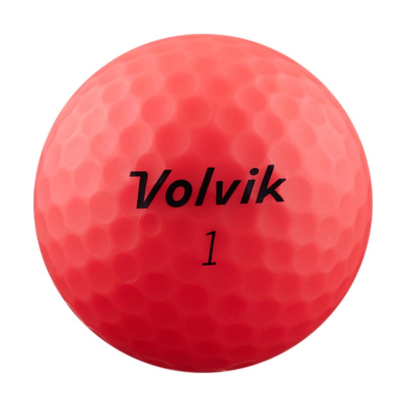 Volvik Unisex Vimat Golfball, Gelb, Einheitsgröße, Unisex, rot, Einheitsgröße