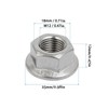 QUARKZMAN M12 x 1.25 mm Hexagonal Flange Nuts x 8