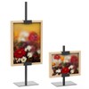 Tabletop Picture Frame Stand,Heavy Metal Base 2 Adjustable Size Table