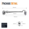 onesto Pack 2 Chrome Cabin Hook | 100mm Cabin Door