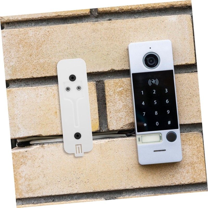 ORFOFE Universal Fit Video Doorbell Holder Wall Mount White Simple