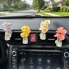 Daisy Car Decor Vent Clips Air Freshener, 4Pcs Flower Accessories