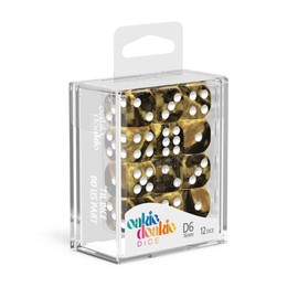 Oakie Doakie Dice Unisex - Adult W6 Cube 16mm Gemidice, Hornet