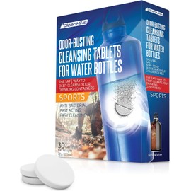 CleanHike Tumbler Water Bottle Cleaning Tablets - All Natural Ingredient, Great for All Stainless, Plastics, Ceramic and Glass Drinking Containers, Individually Packed (36 Count)
