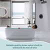 Matte Black Single Function Shower Valve Kit - Wall Mount