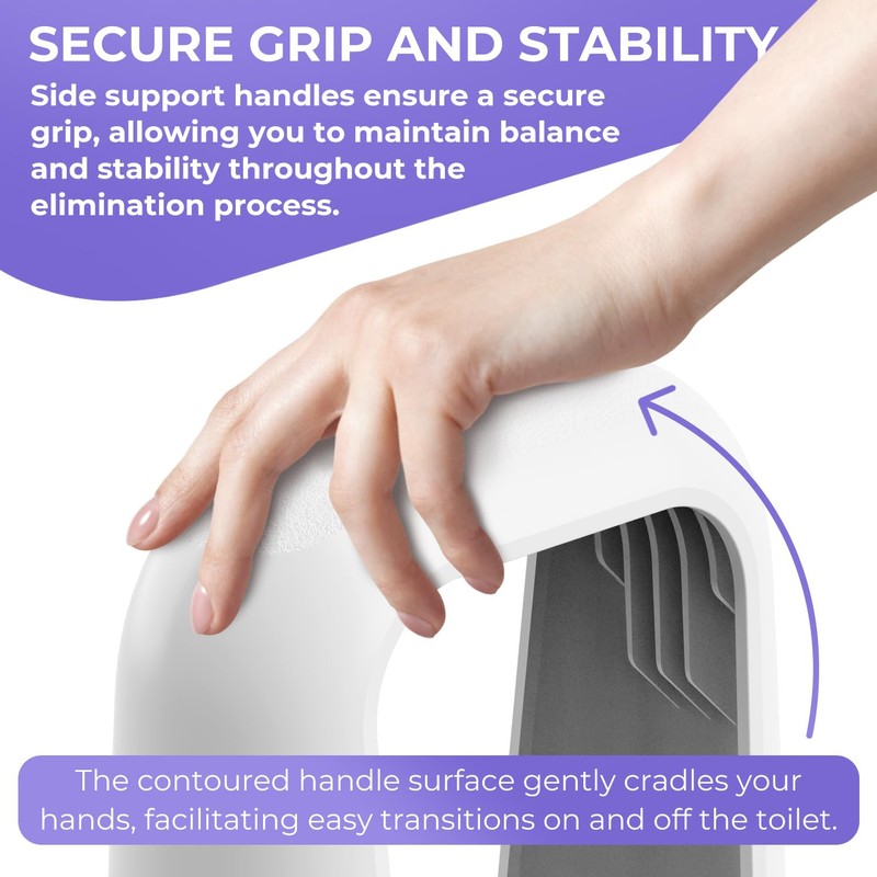 Potty Logic Potty Nirvana Hand Device to Enhance Bowel Movement,
