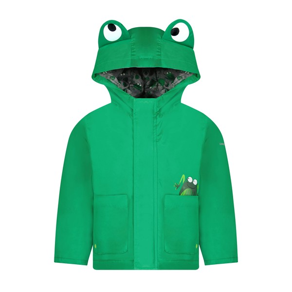 LONDON FOG Baby Boy's His Fave Rainslicker Rain Jacket, Green