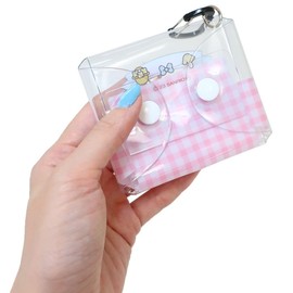 Sanrio Sanrio0083 Clear Multi Case, SS Size, Friends, Small Items, Includes Carabiner, Airpods Pro Case, Keys, Pass Case, Commuting to Work or School, Adults, Children, My Melody (SRTZ-073)