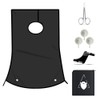 1DOT2 Beard Apron with Beard Stencil and Scissors for Shaving,