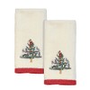 Avanti Linens Spode Christmas Tree Collection, 2 pc Fingertip Towel