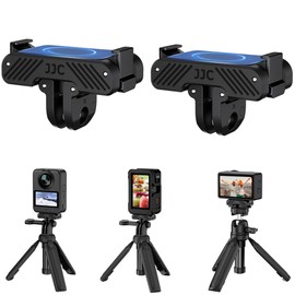 JJC DJI Osmo 360 Osmo Action 5 Pro Magnetic Mount, Quick Release, 1/4 Screw Hole, Foldable, Accessory, Tripod, Selfie Stick, Backpack Clip, Nylon & Aluminum Material, Durable, Portable, Built-in