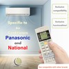 Wellclima Universal Remote Control specific for Panasonic National Air Conditioner,