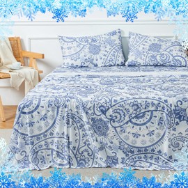 HCORA Cooling Sheets Full Size - Arc-Chill Q-Max >0.5 Cooling Sheets for Hot Sleepers - 4 Piece Set with 1 Flat Sheet, 1 Fitted Sheet, 2 Pillowcases, 2 Sheet Straps