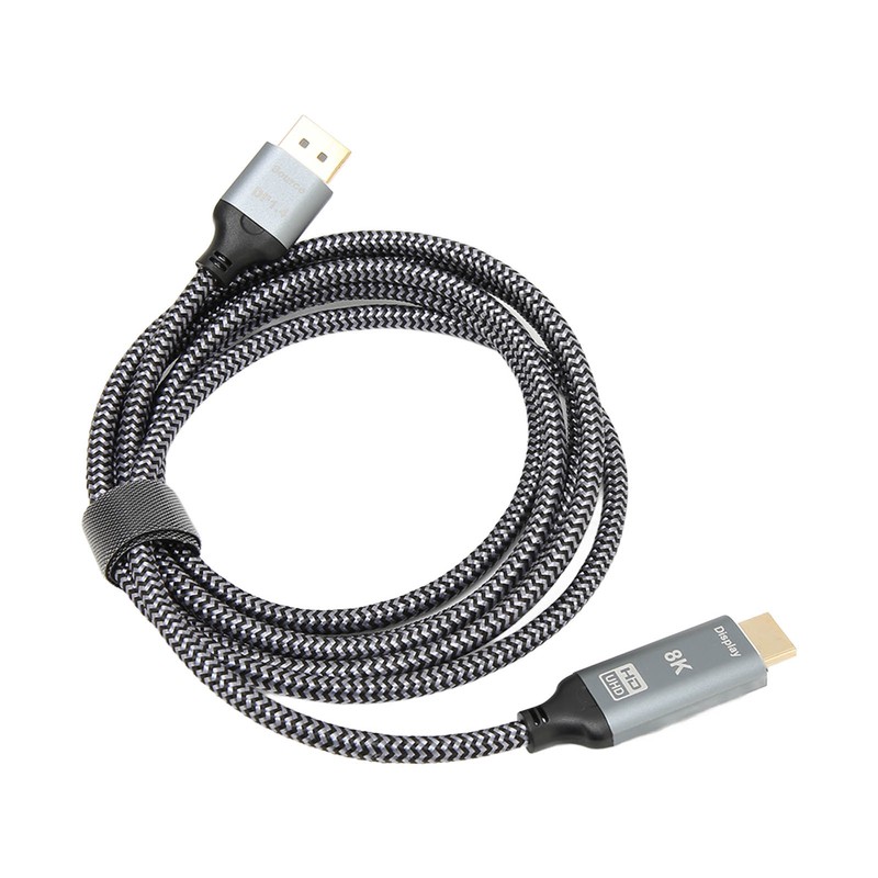 DisplayPort 1.4 to HD Multimedia Interface 2.1 Adapter Cable 8K