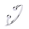 Old English Jewellers 925 Sterling Silver Baby Torque Ball Opening
