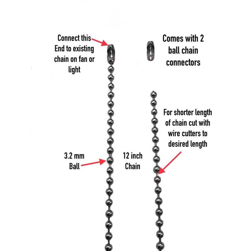 Paw Print Dog Bone Light Fan Pull Chain Ball Chain