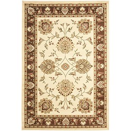 Safavieh Lyndhurst Collection LNH555 Traditional Oriental Area Rug, 6'7" x 9'6", Ivory / Brown