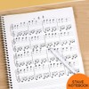 50 Pages Blank Music Notebook, Manuscript Paper, Music Book for