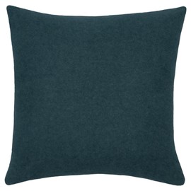Zoeppritz 702291-795-50x50 Soft Fleece Cushion Cover with Distinctive Cashmere Handfeel, Colour: 795 Dark Ocean, Easy Care, Suitable for Allergy Sufferers, Dimensions: 50 x 50 cm